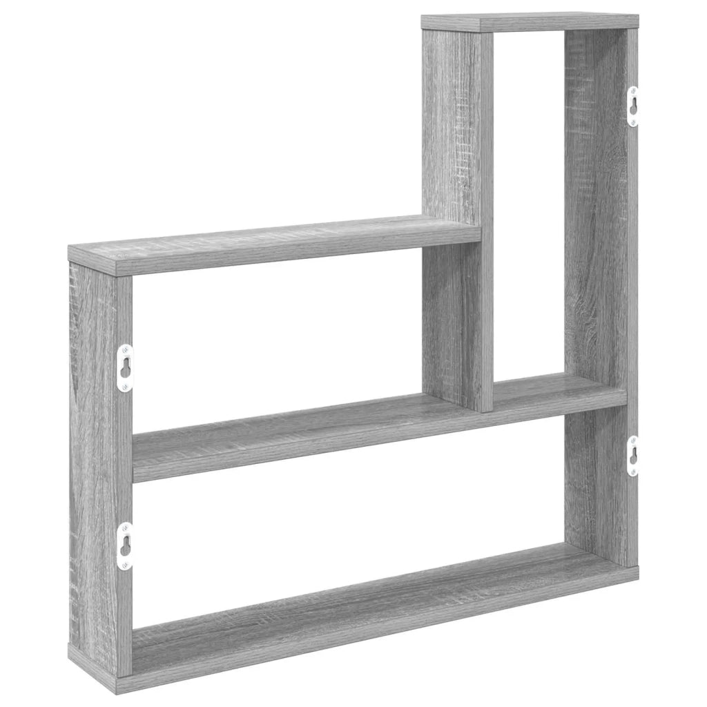 Scaffale da parete Sonoma grigio 60 x 11 x 60 cm 8012169