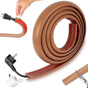 Gomma autoadesivo per cavo - Profilo in legno - Flessibile - 3 m
