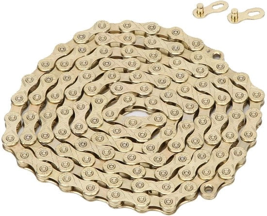 Catenaccio per bicicletta 10 velocità - Catenaccio sostitutivo - Catenaccio in acciaio di alta qualità - Catenaccio per bicicletta con derailleur regolabile - Duraturo - Installazione semplice - Catenaccio per bicicletta