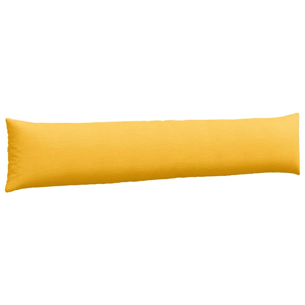 Cuscini da Divano 2 pz-Set di 2 Cuscini per Sofa Giallo Chiaro 200 x 40 cm