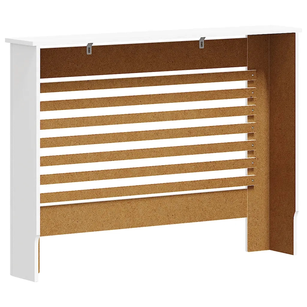 Coperture per Radiatori 2 pz Bianche 112x19x81,5 cm in MDF
