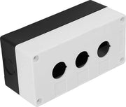 Pomello Interruttore 22mm 3 Fori Imbottito Stoffa Impermeabile Scatola di Protezione - Bianco.