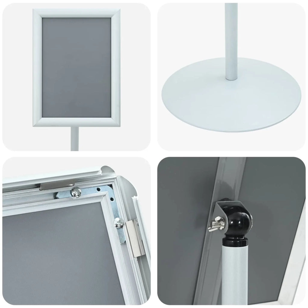 Supporto Poster a Piedistallo Argento 33 x 33 x 126 cm CFW8813412