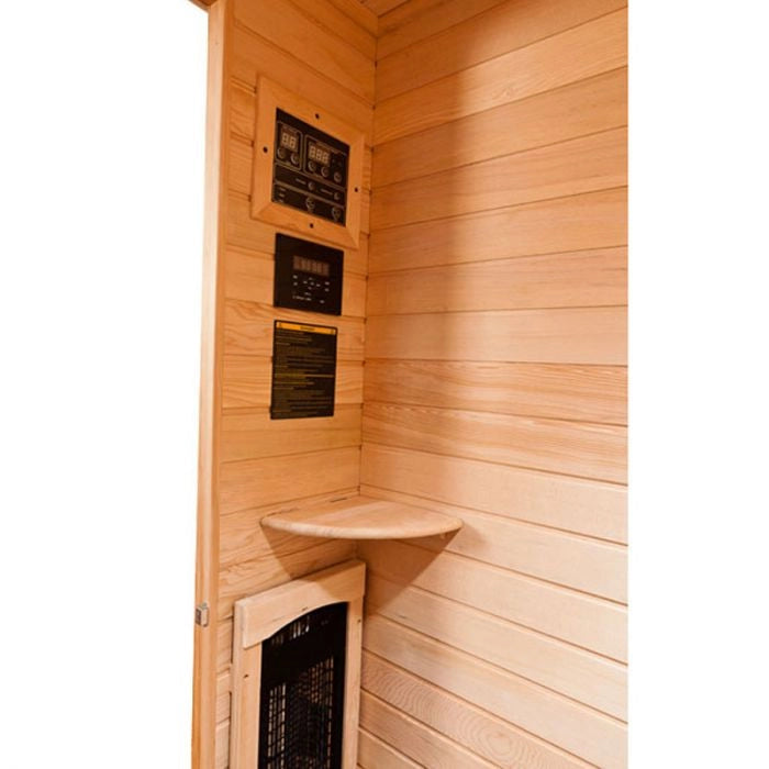 Sauna A Raggi Infrarossi Grenada2 - Canadian Hemlock Materiale: Hemlock