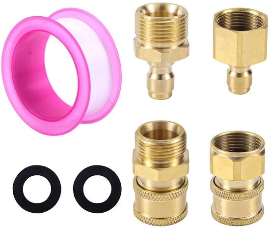 Set di 4 Adattatori per Alta Pressione per Snelkoppeling