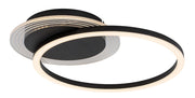 Plafoniera LED nera rotonda 24W 3000K Rabalux Kerstin