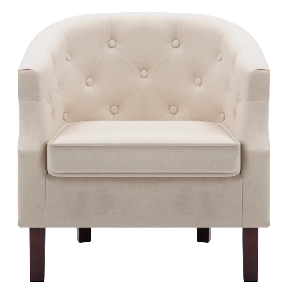 Poltrona | Sedia Relax Beige in Tessuto
