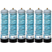 Bombola Co2 usa e getta da 600gr - Set da 6 Pezzi