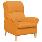 Poltrona | Sedia Relax Giallo scuro Tessuto