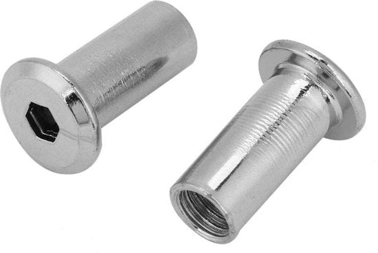 Viti a 6 mm e 8 mm a testa a clessidra - 50 pezzi