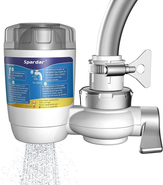 Filtro per acqua per rubinetti - adatto a rubinetti standard - 1 pezzo
