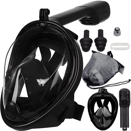 Duikmasker con Campo Visivo di 180 Gradi e Snorkel