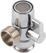 Accessori per wc - Valvola di cambio - Wastafello - Maniglione in ottone resistentente all'ossidazione - Doccia a mano - Adattatore di gomma flessibile - Adatto per lavastoviglie e dispositivi di riscaldamento