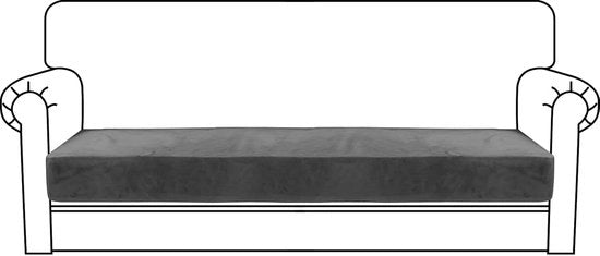 Cuscino Fluffante con Protezione Antiscivolo - Protezione Luxuosa - 1 pezzo - Antiscivolo