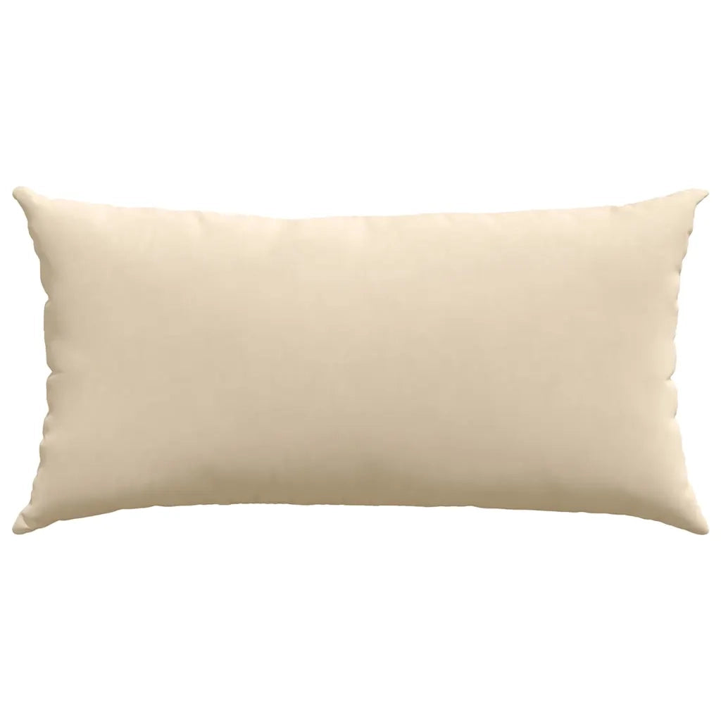 Cuscini da Divano 2 pcs Crema 80 x 40 cm Tessuto 42013729