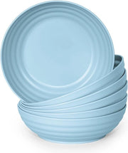 Serviesset classica riciclabile - 6 pezzi - blu - 19 cm profondo