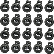 Stopperi in gomma per cavi - 20 pezzi - chiusura rapida - adatti per cavi fino a 4 mm - resistente ai raggi UV - clip per cavi