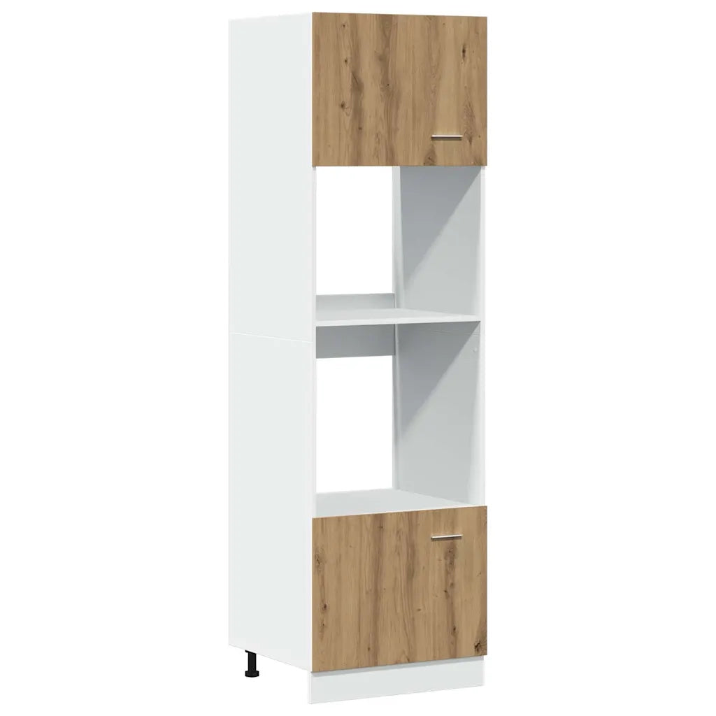 Mobile Microonde “Lyon” Rovere Artigianale 60x57x207 cm