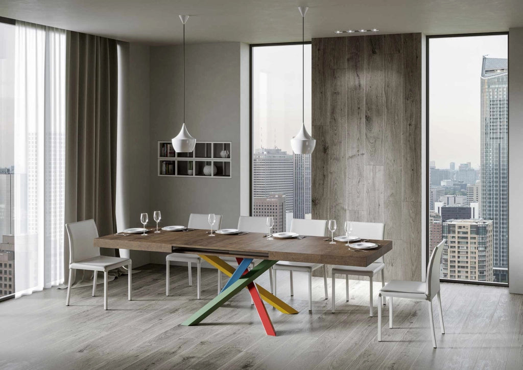 Tavolo Allungabile 180-284x90x77 cm Volantis Noce