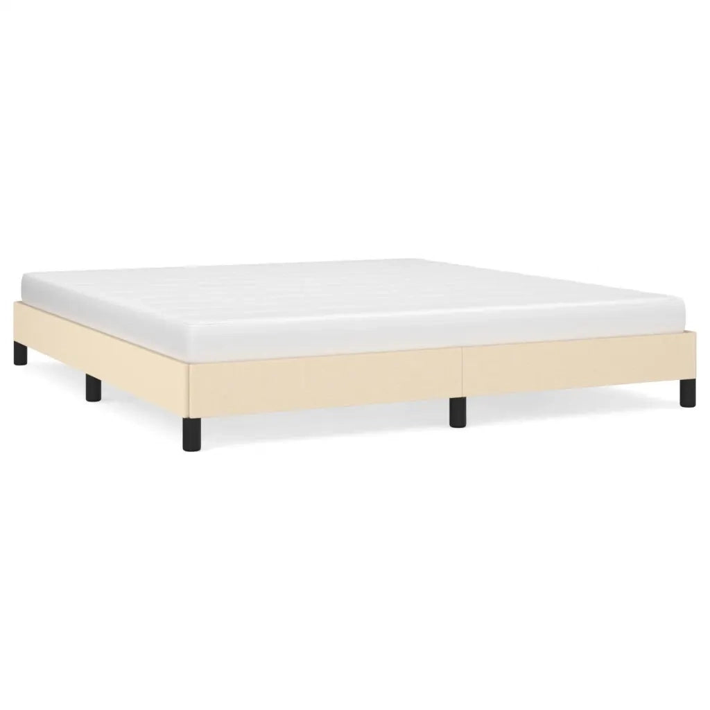 Giroletto senza Materasso Crema 160x200 cm in Tessuto 346733