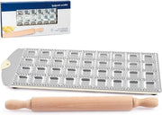Forma per pane 36 rotoli quadrati in alluminio con impastatrice