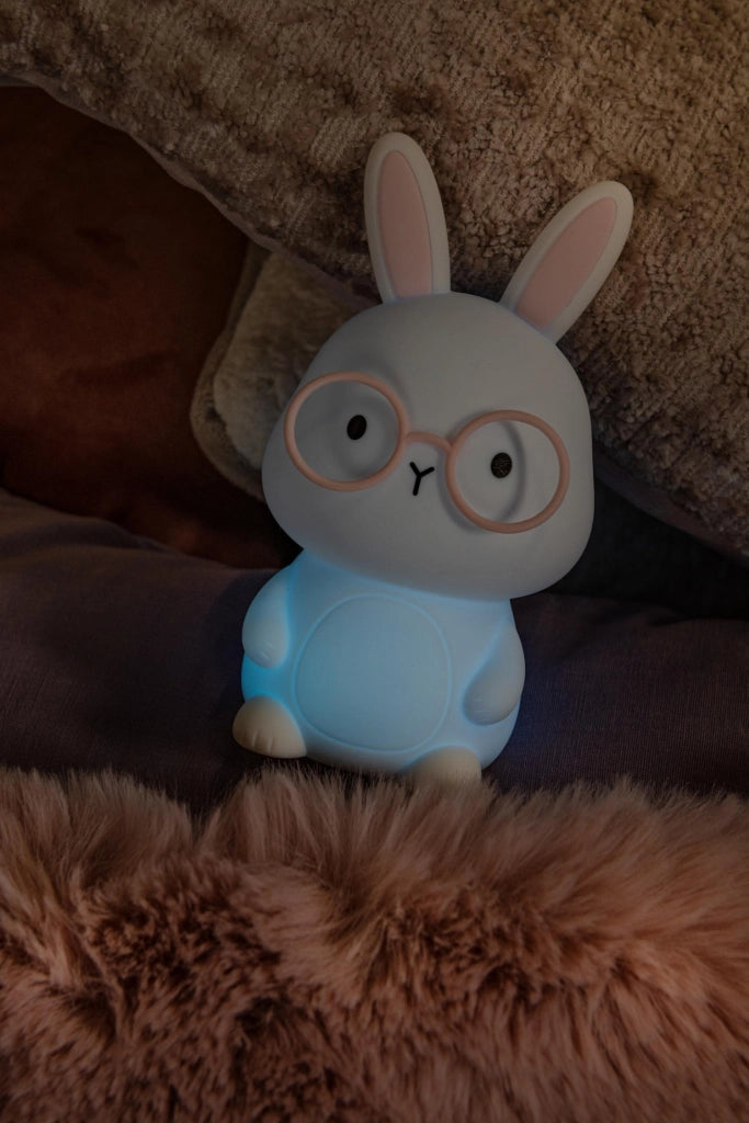 Lampada notturna LED coniglio bianca PINCHA RABBIT Lucide