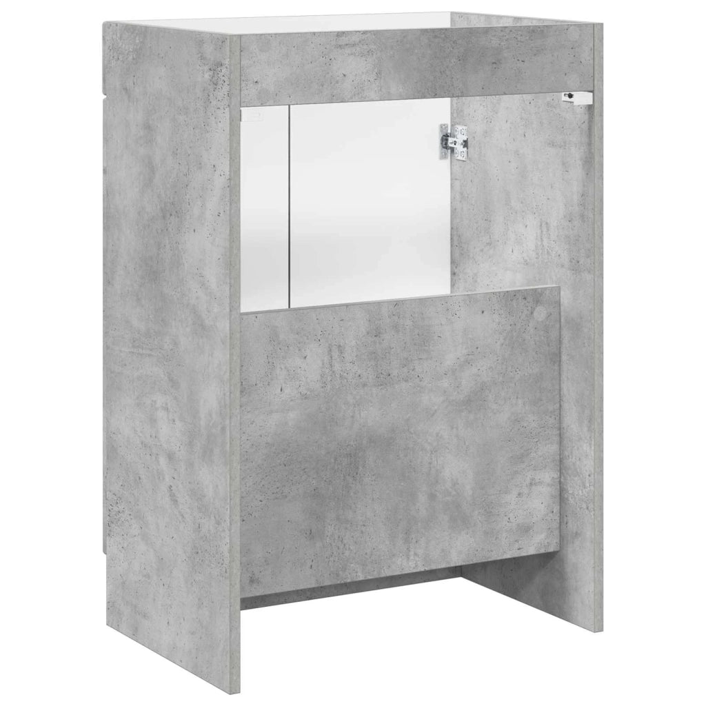Mobiletto da Bagno | Armadio da bagno sotto il lavello Grigio Cemento