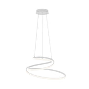 LAMPADARIO LED COASTER 60W CCT D.60XH150CM BIANC.