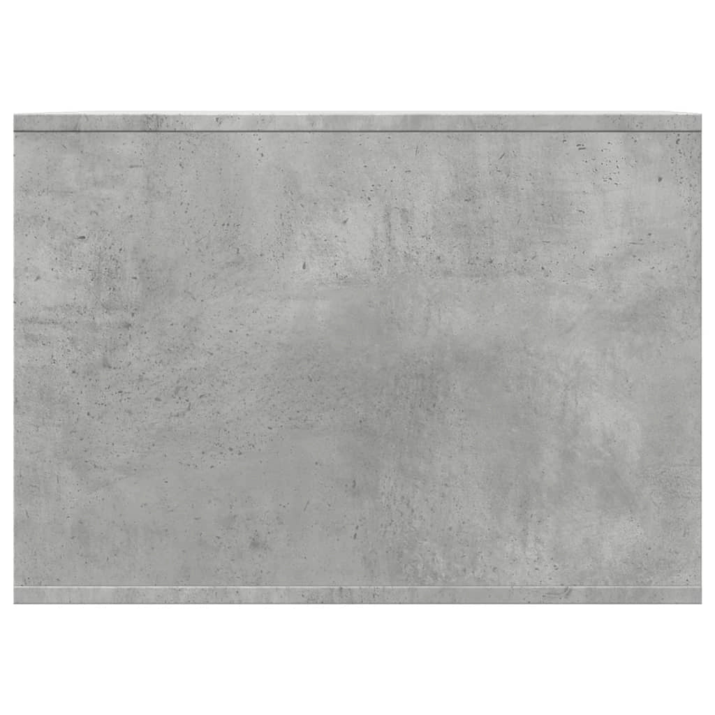 Mobiletto per lettiera per gatti in legno ingegnerizzato grigio 02_0043320
