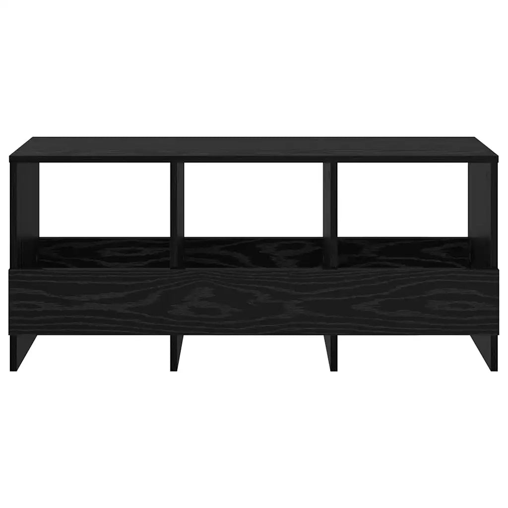 Scaffale per riviste Rovere Nero 102 x 30 x 45 cm 890961