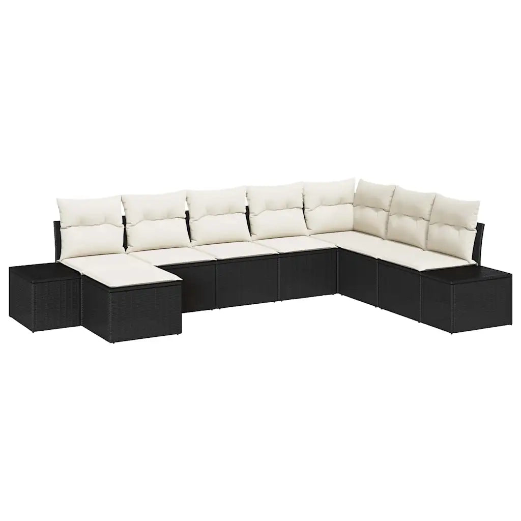 Set Divano da Giardino con cuscino 8 pcs polyrattan 3347177
