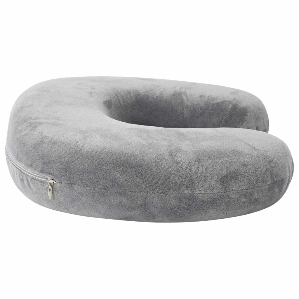 Cuscino da viaggio per il collo Grigio Schiuma Memory 42012700