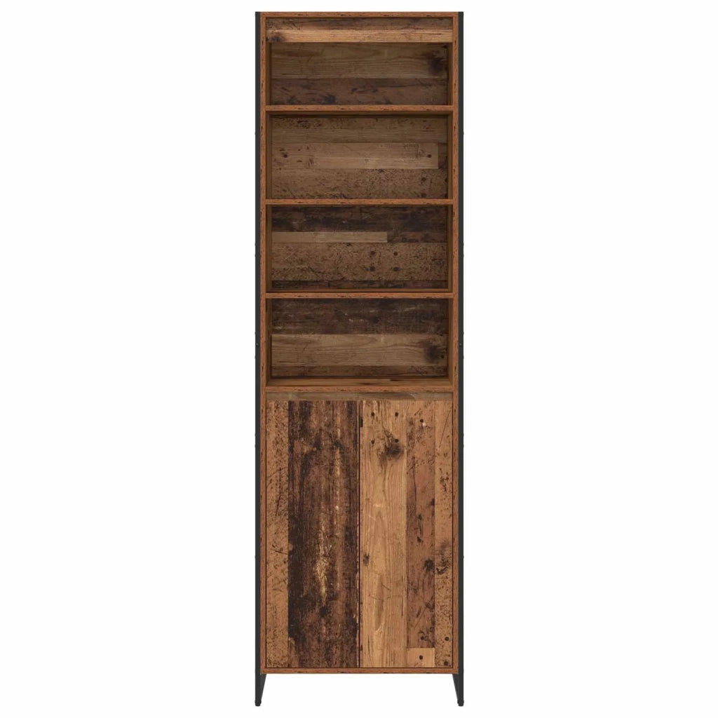 Armadi alti 2 pcs Legno vecchio 60 x 36 x 200 cm