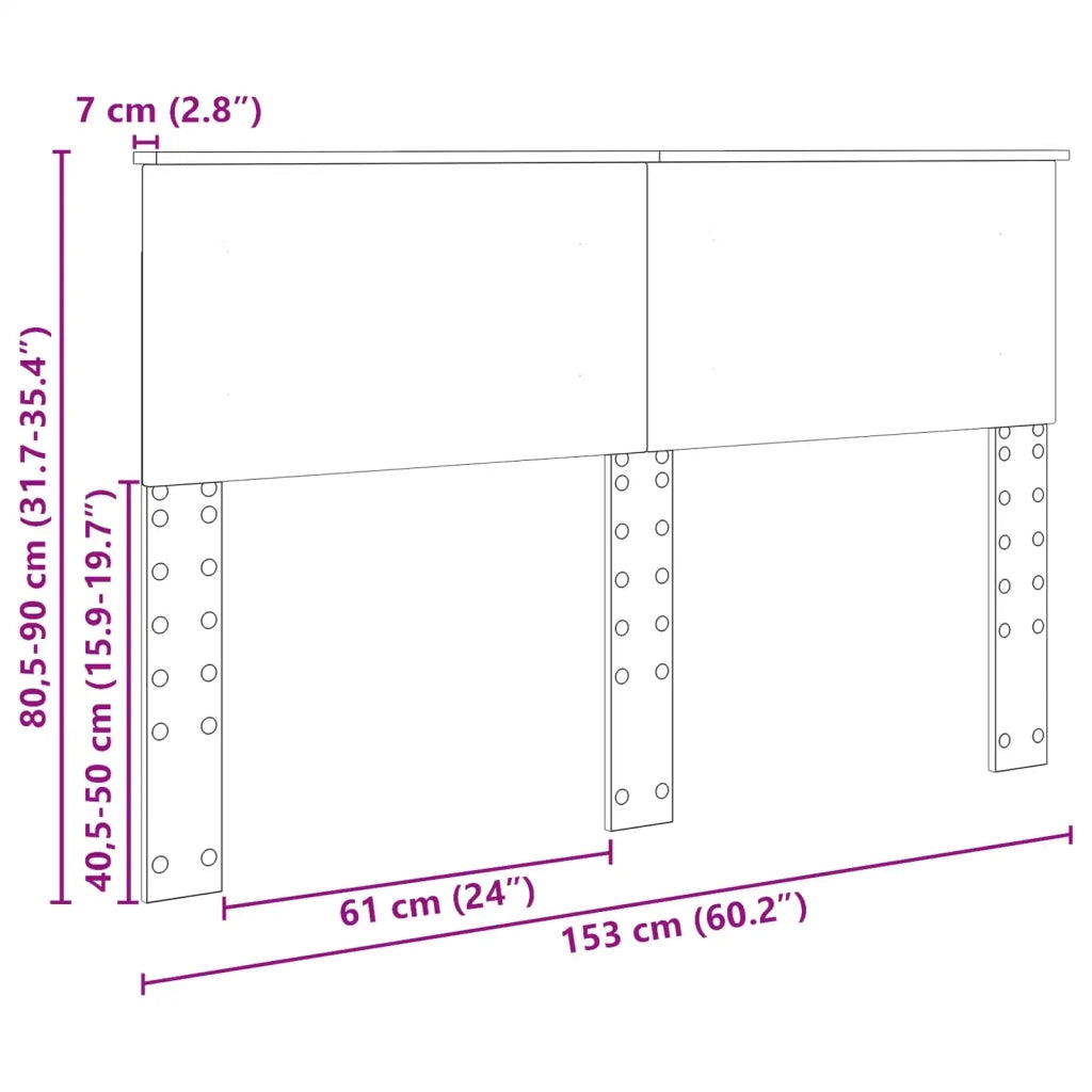 Testiera | Testata Rovere Marrone Legno multistrato