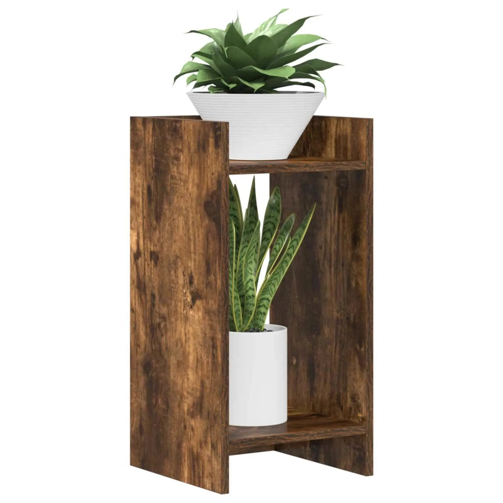 Supporto per piante Rovere Fumo 30 x 30 x 60 cm 899602