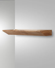 Linus Lampada da Parete in Metallo Legno e Vetro, 14W LED Integrato, 3000K Warm White, Dimmerabile a Taglio di Fase, Finitura Quercia, IP20