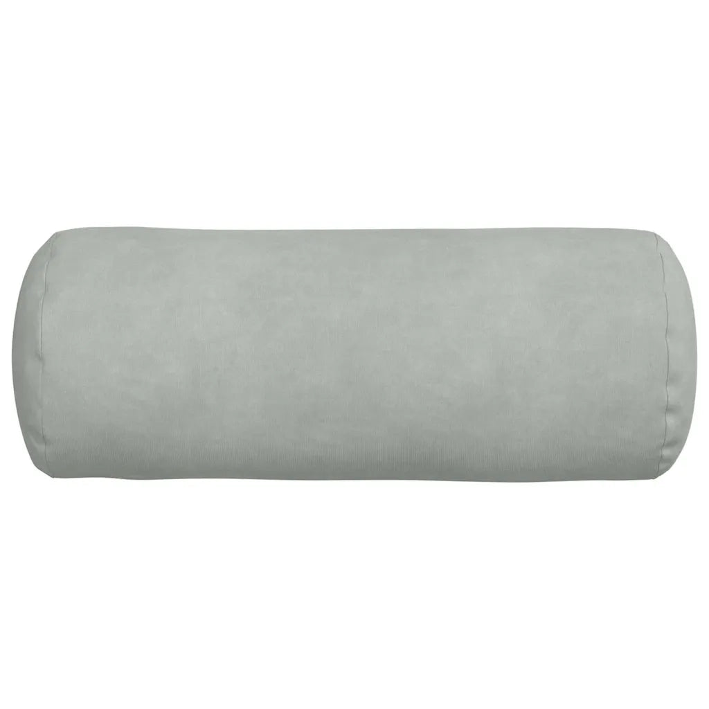Cuscini a rullo 2 pz | Cuscini per sedie Grigio chiaro ? 15 x 40 cm