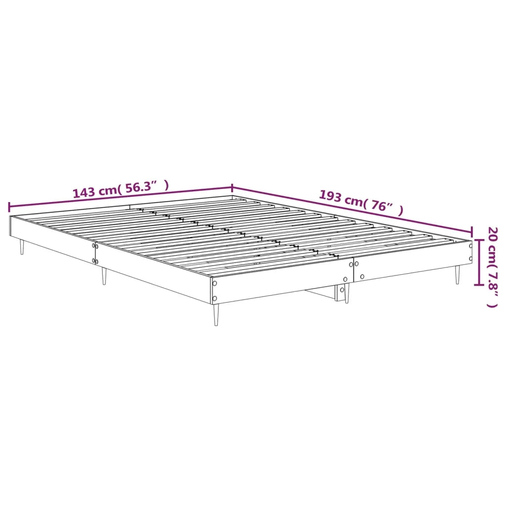 Giroletto Bianco 140x190 cm in Legno Multistrato 832173