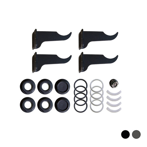 KIT DI FISSAGGIO PER RADIATORI COLORATI 1/2 Black Coffee FONDITAL