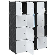 Organizzatore Portaoggetti con 12 Cubi e Aste per Appendere PP 4019582