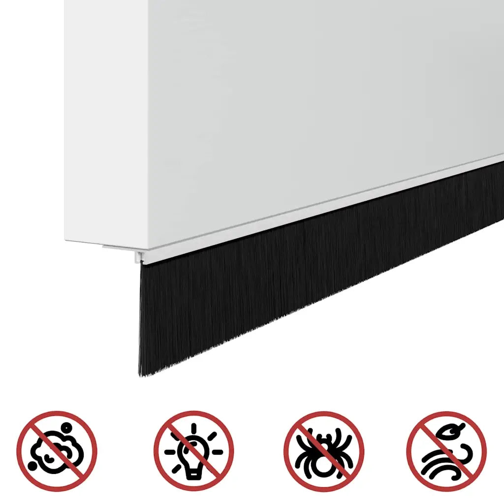 Spazzole per porte autoadesive 2 pz Bianco 100 cm CFW7979384