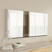 Roure, Specchio Forma Rettangolare, 60x120h cm Bianco