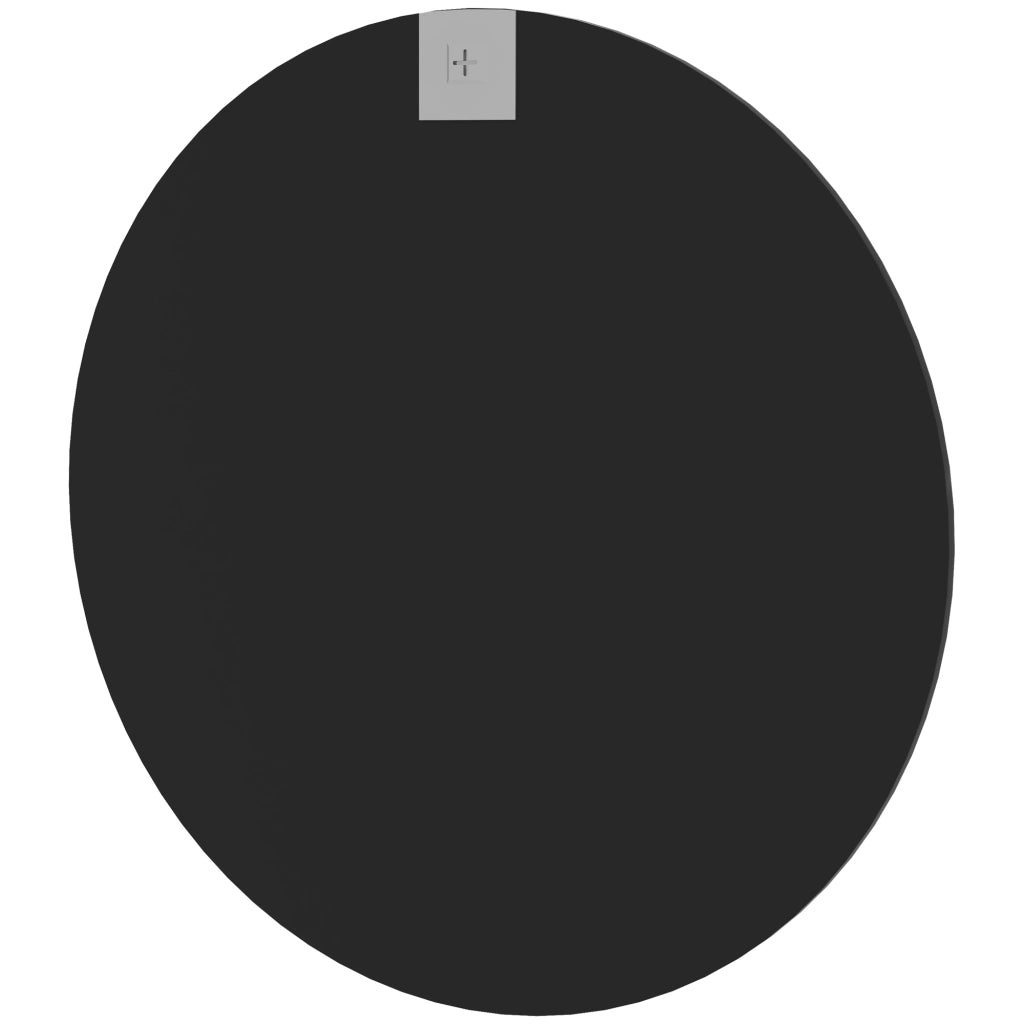 SPECCHIO Rotondo Ø61 cm Nero in Alluminio