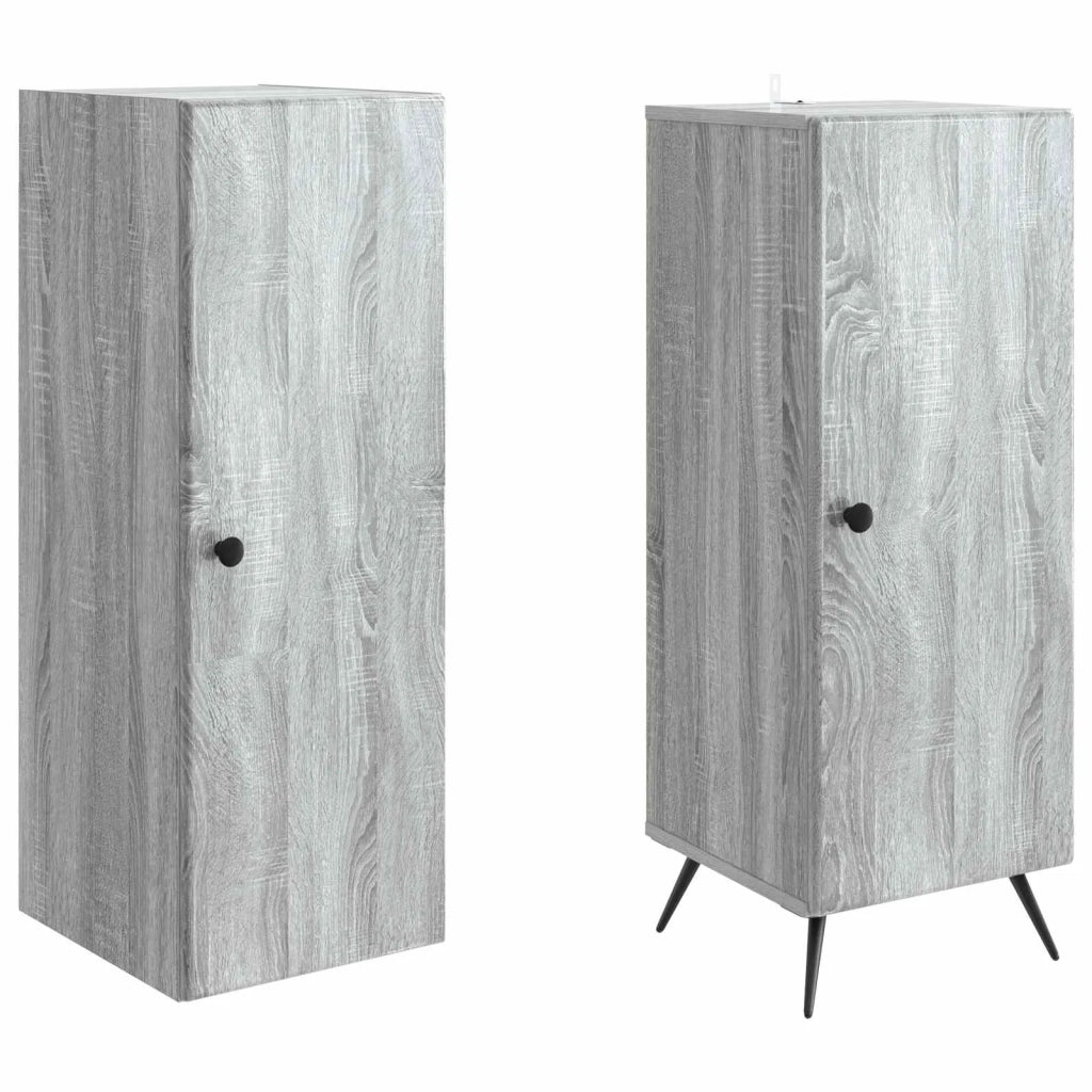 Set di armadi 2 pz Sonoma grigio Legno ingegnerizzato 3416877