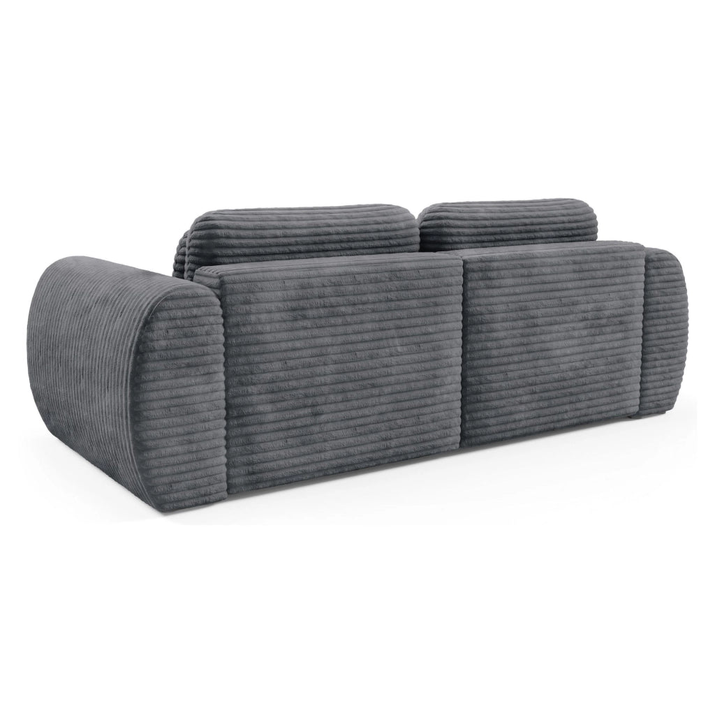 Golgi, Divano Letto 2 Posti Contenitore, 266x121 cm Grigio