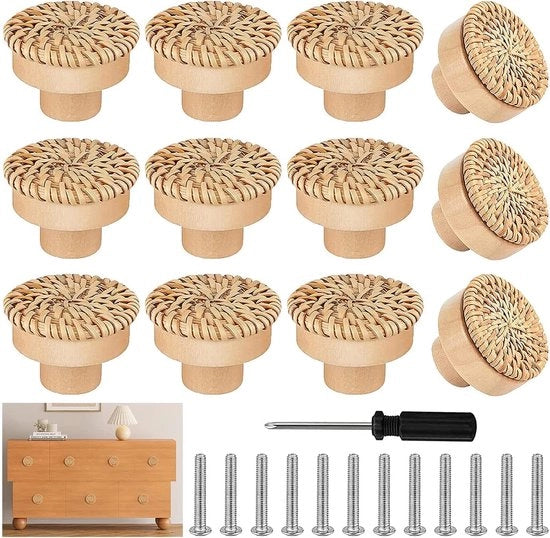 Pomelli di finitura per mobili - maniglioni per mobili - 12 pezzi - 40 mm