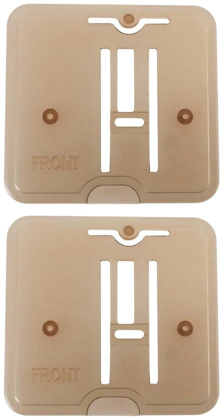 Accessori per macchina da cucire - Stopplaat - 2 pezzi - Codice articolo 735801008 - Compatibile con macchine da cucire Elna - Placca per rattoppare - Adatto per macchine da cucire Elna