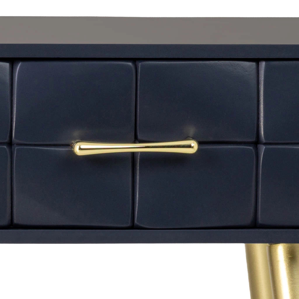 Mobile ingresso in legno nero 88x41x79h cm