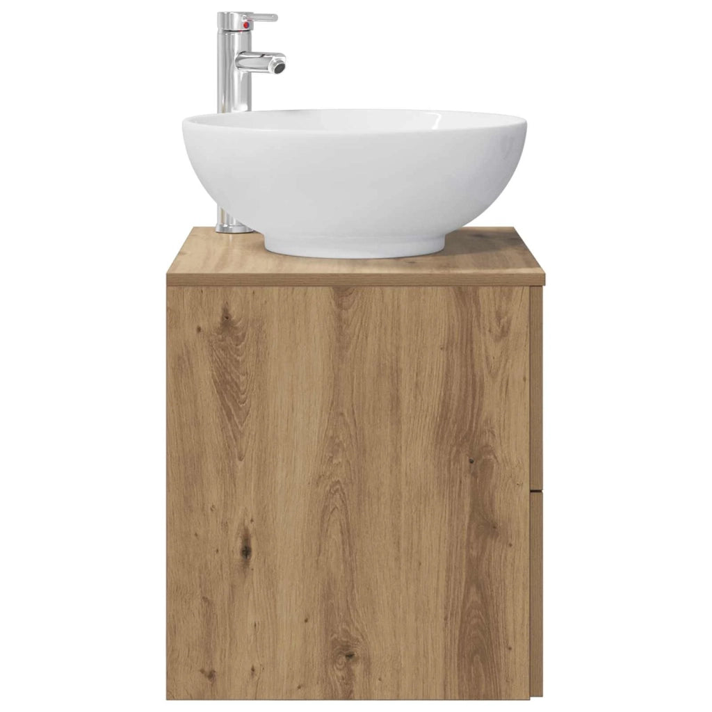 Mobile Lavabo da Parete Rovere Artigianale 890309