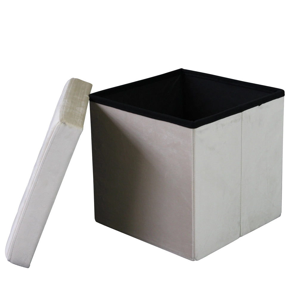 Pouf contenitore in velluto - VELVET